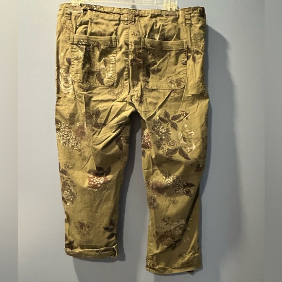 DEMOCRACY Cargo Pants - Olive Floral - Picture 6 of 7